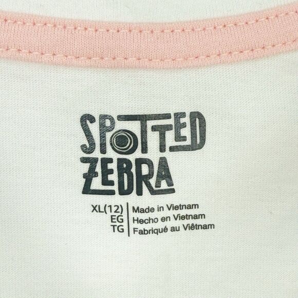 Spotted Zebra Girls' Short-Sleeve Tunic Top Girl X-Large White - Picture 7 of 14